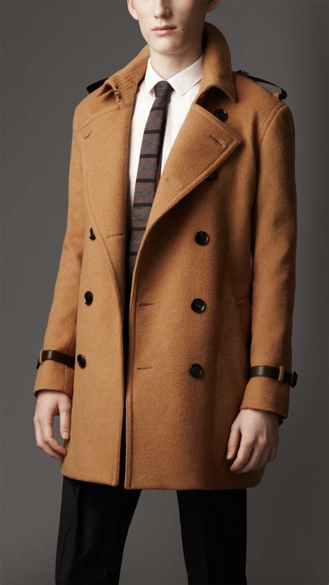 men trench coat burberry|Burberry cashmere trench coat men's.